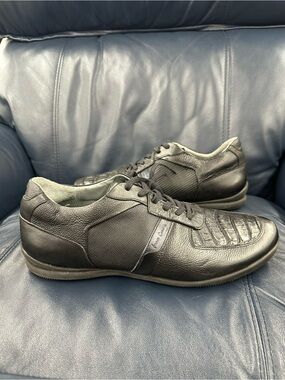 Franco caudra caiman alligator men’s leather dress shoes size 29 mex 10-10.5 us